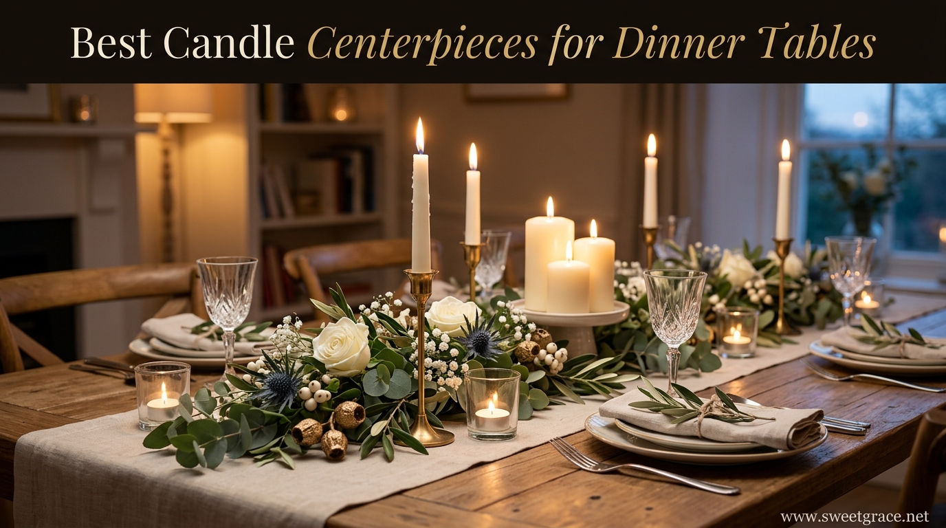 Best Candle Centerpieces for Dinner Tables