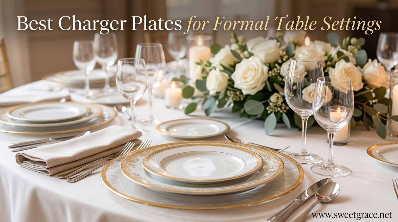 Best Charger Plates for Formal Table Settings