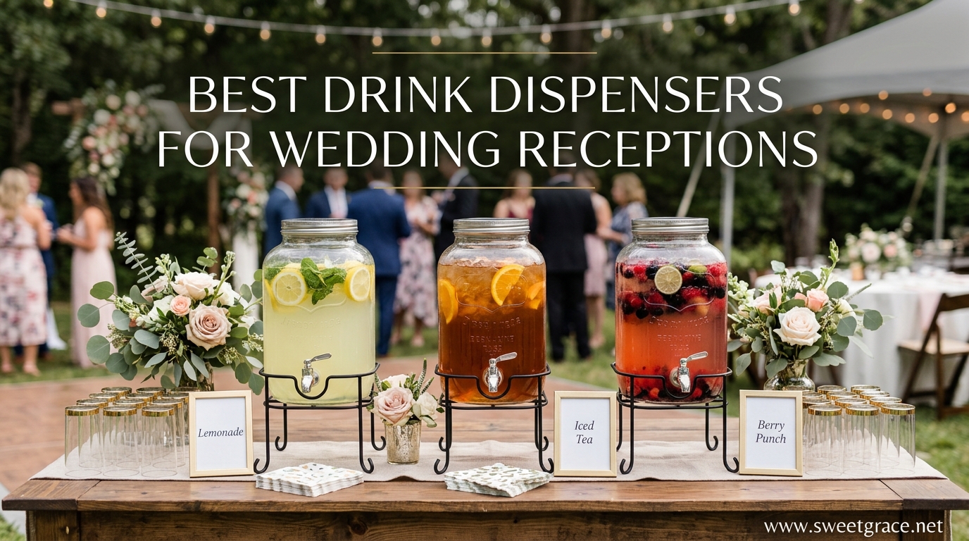 Best Drink Dispensers for Wedding Receptions