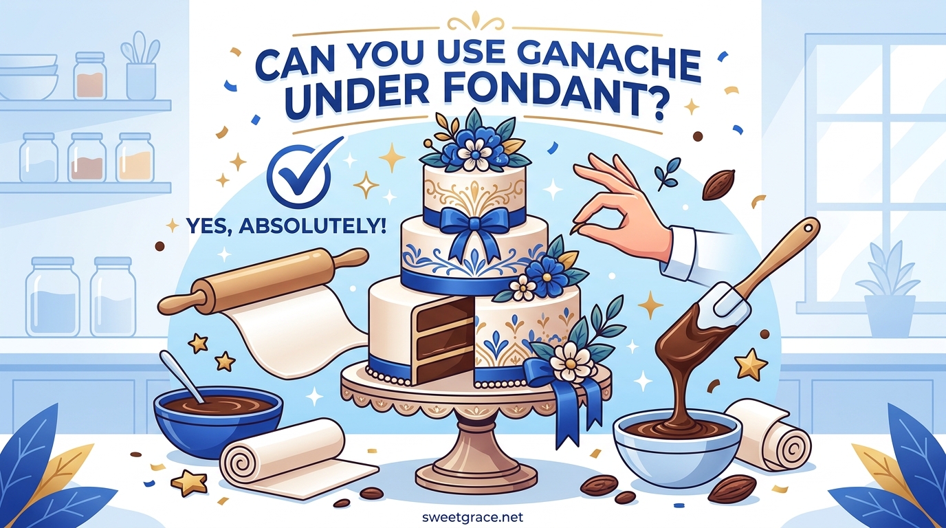 Can You Use Ganache Under Fondant