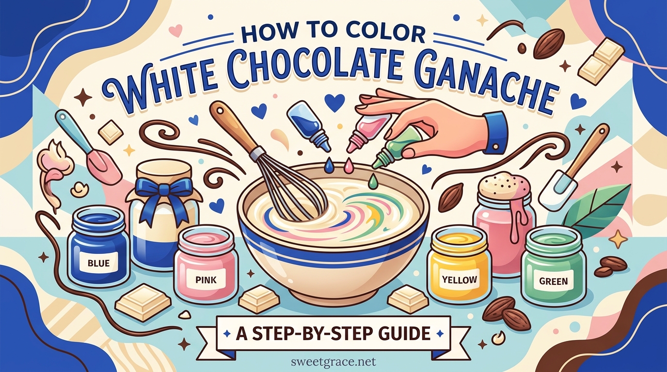 How to Color White Chocolate Ganache