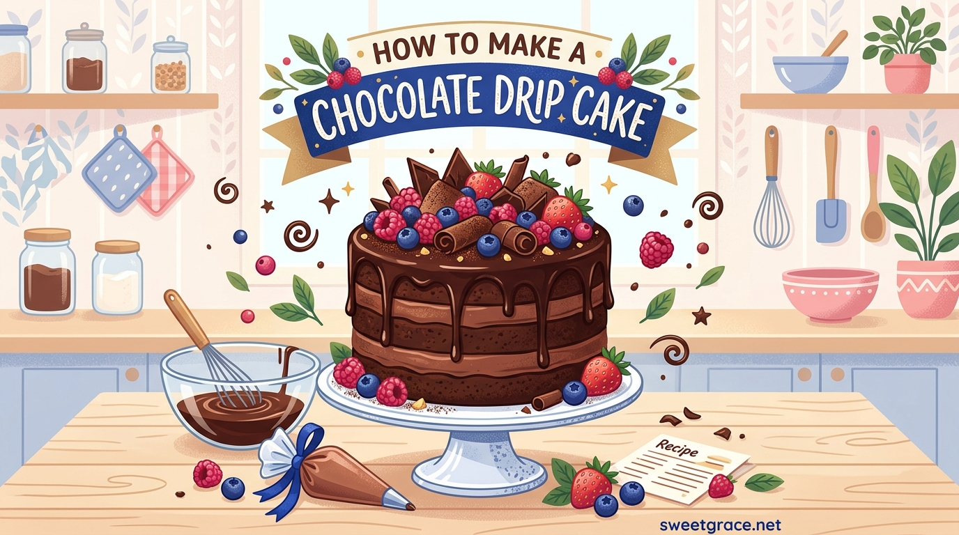 How to Make a Chocolate Drip Cake