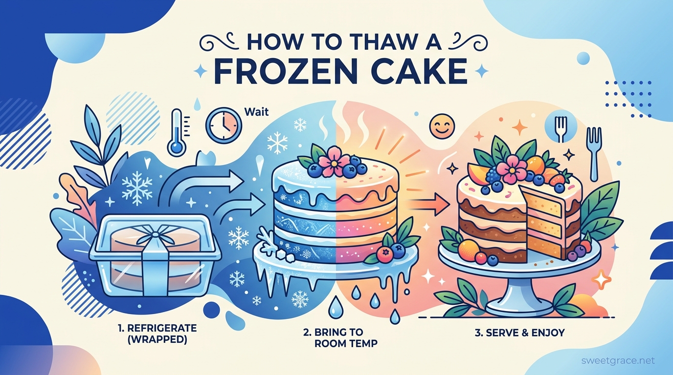 How to Thaw a Frozen Cake