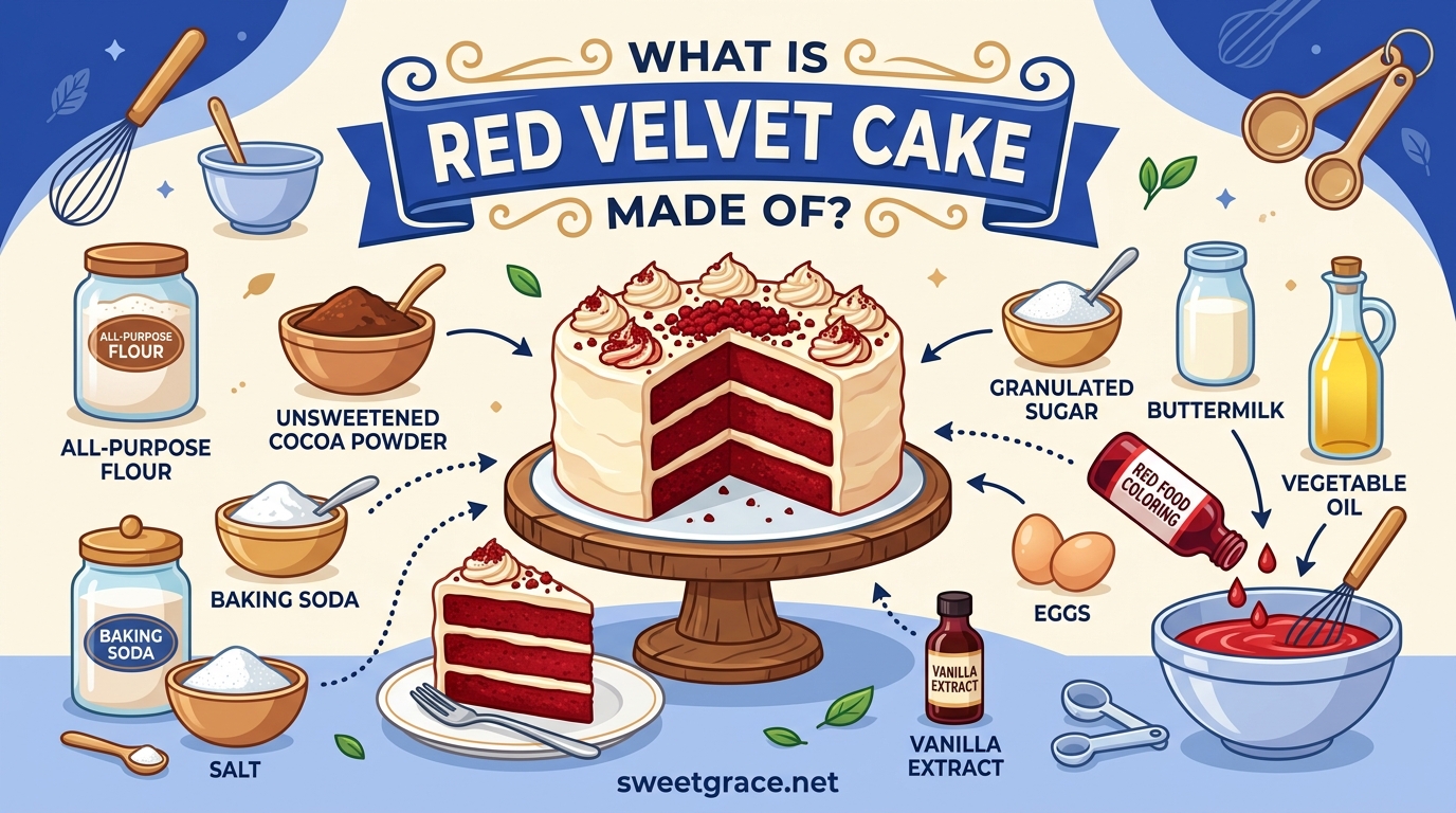 What Is Red Velvet Cake Made OfWhat Is Red Velvet Cake Made Of