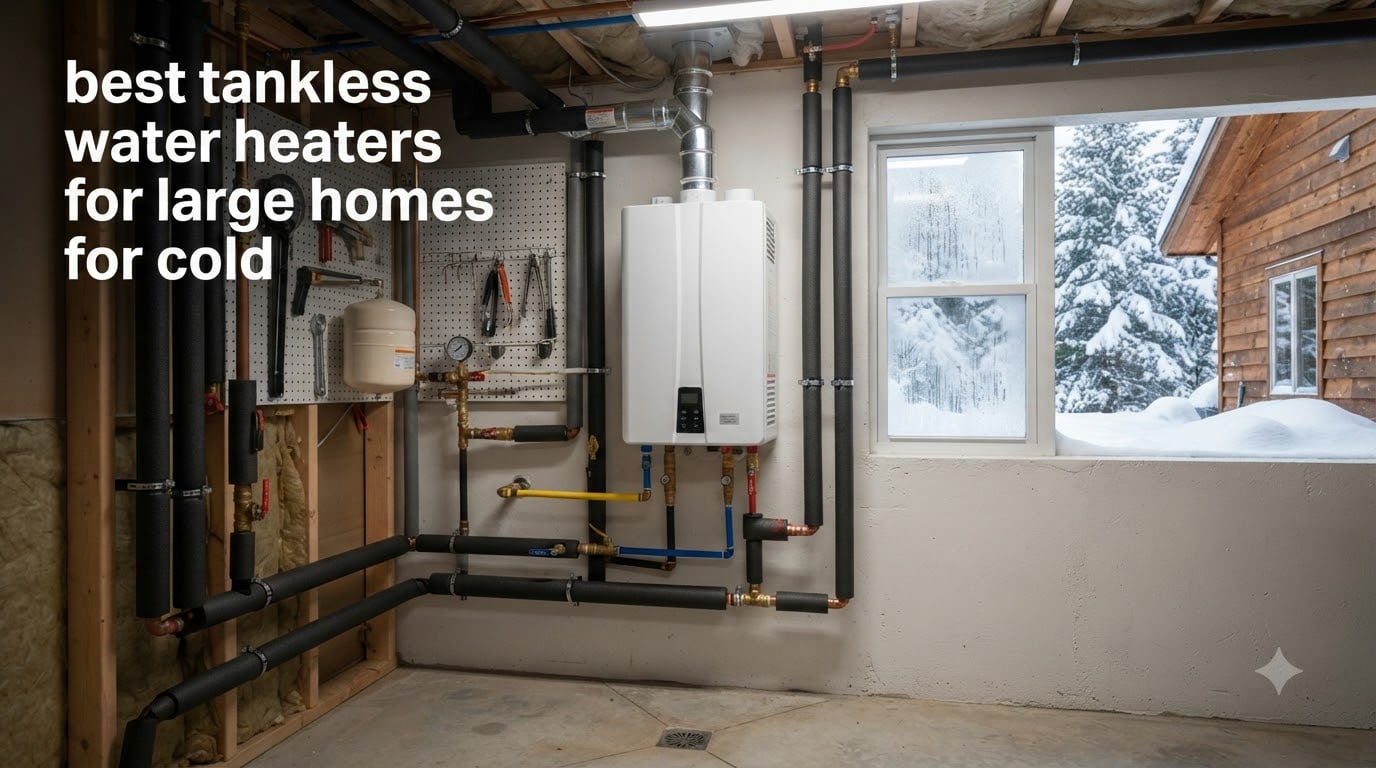 best tankless water heaters for large homes for cold